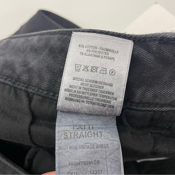 DL1961 Women's Patti Straight High Rise Vintage Jeans Size 24W NWT Retail $184 - Picture 7 of 13